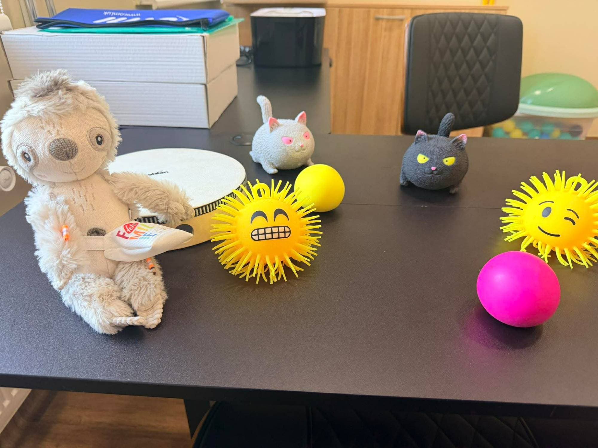 Jutimines veiklas skatinantys žaislai